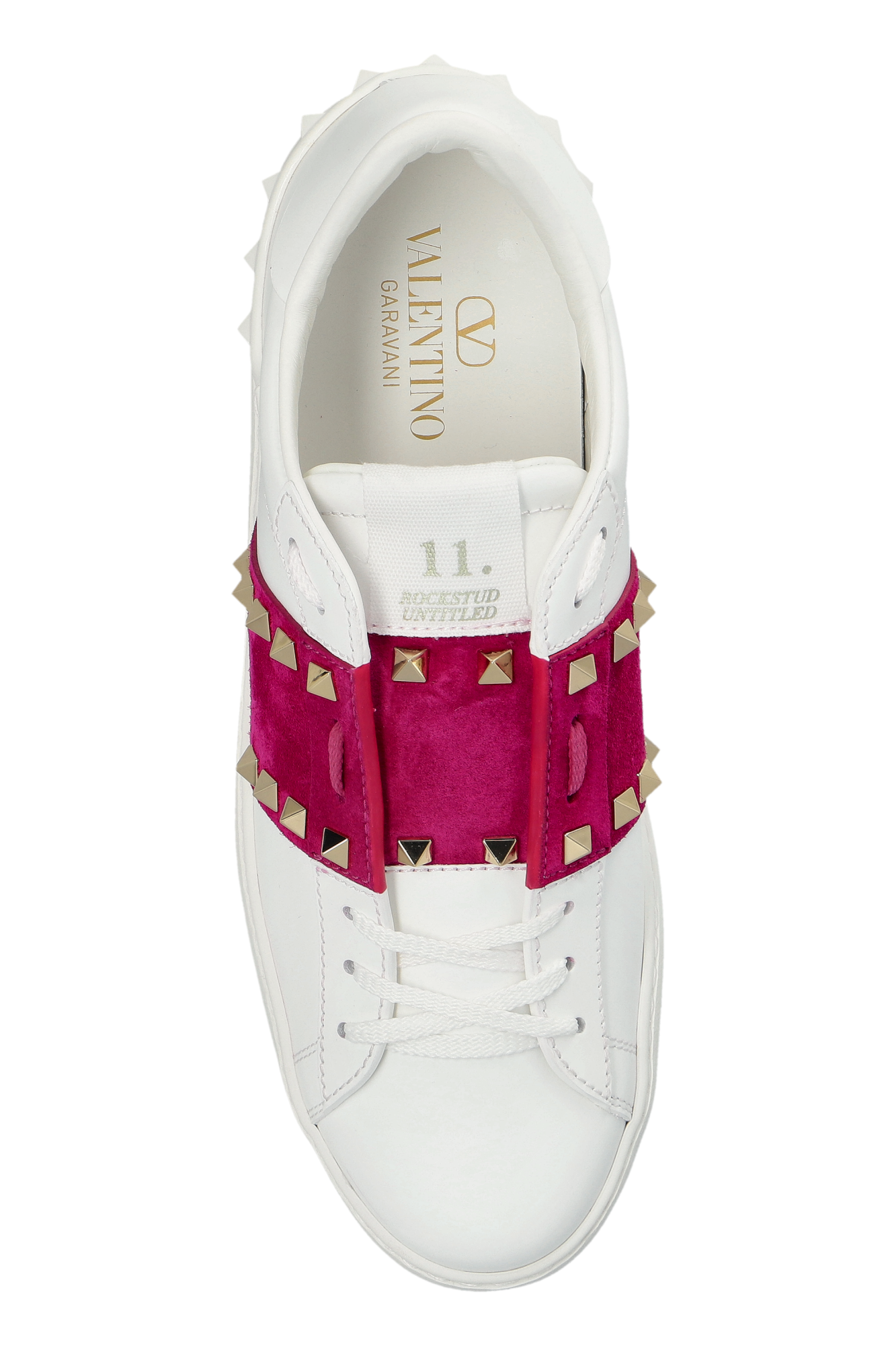 VALENTINO GARAVANIポインテッドトゥ 35 Valentino Garavani Leather sports shoes with studs | Women's | Vitkac